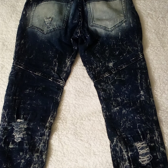 BLACK PREMIUM SIZE 28/30 STRETCH JEANS FOR MEN LIKE NEW! - Picture 6 of 8